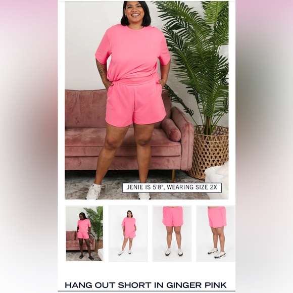 BNWT Smash and Tess ha gout shorts in ginger pink - Picture 3 of 5